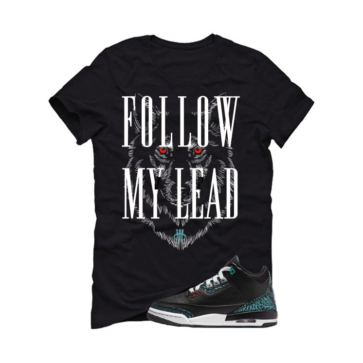 Air Jordan 3 GS Moto Black T-Shirt (Follow My Lead) product image 2