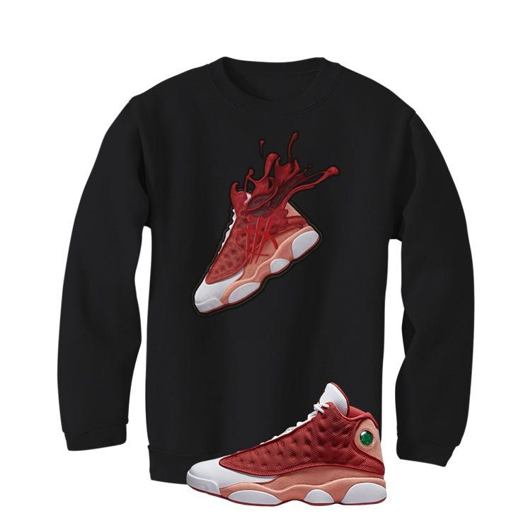 Air Jordan 13 Dune Red Black T-Shirt (SPLASH 13) product image 4