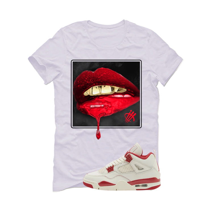 Air Jordan 4 Valentine’s Day (Sierra Red) Matching T-Shirt product image 2
