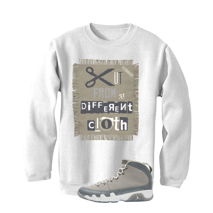 Air Jordan 9 Cool Grey White T-Shirt (Cut from a different product image 4