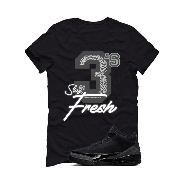 Air Jordan 3 Black Cat T-Shirt (Stay Fresh)| illcurrency product image 2