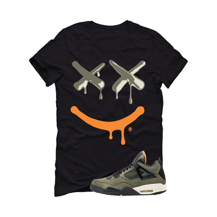 Undefeated x Air Jordan 4 Black T-Shirt (Happy Drip) product image 2