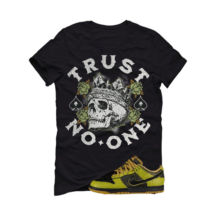 Nike Dunk Low Halloween Skull Black T-Shirt (TRUST NO ONE) product image 2