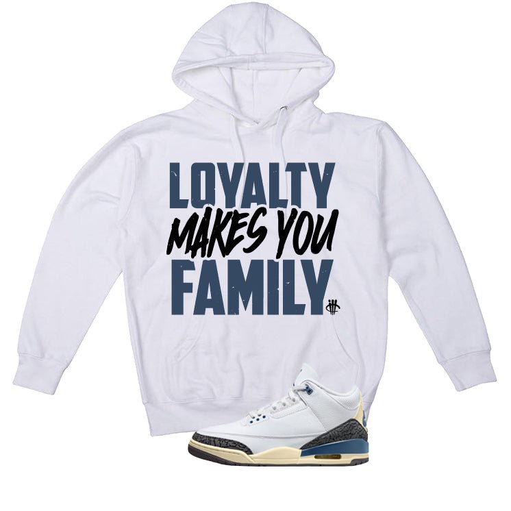 Air Jordan 3 OG SP Diffused Blue White T-Shirt (Loyalty product image 3