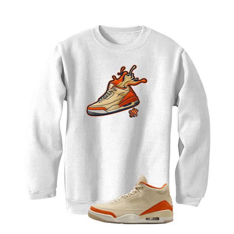 Air Jordan 3 WMNS Starfish White T-Shirt (Splash shoe)| illcurrency