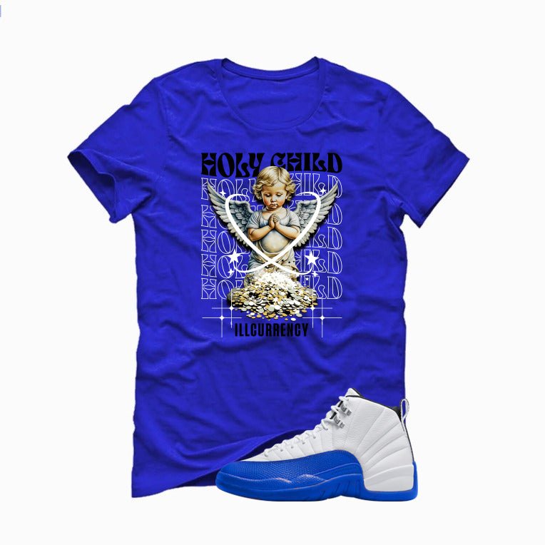 Air Jordan 12 Blueberry Royal Blue T-Shirt (Holy Child) product image 2
