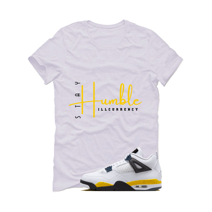 Air Jordan 4 Tour Yellow Matching T-Shirt Stay Humble product image 2