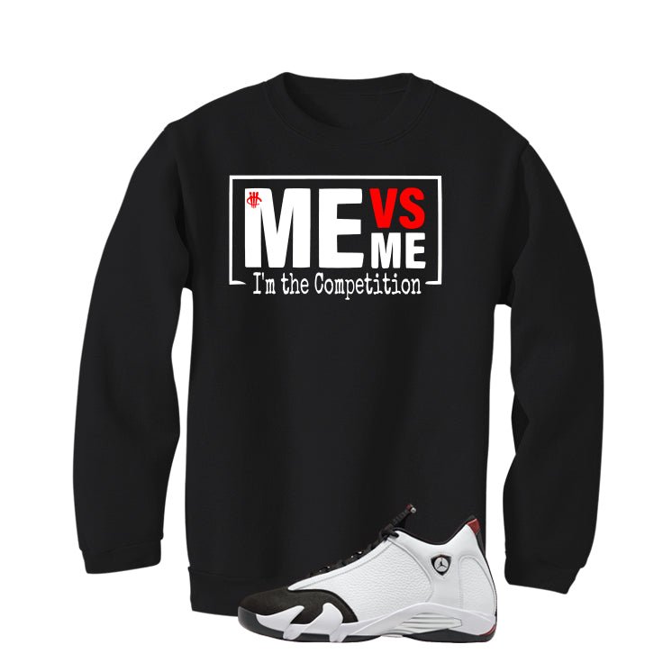Air Jordan 14 Black Toe T-Shirt (Me vs Me)| illcurrency product image 4