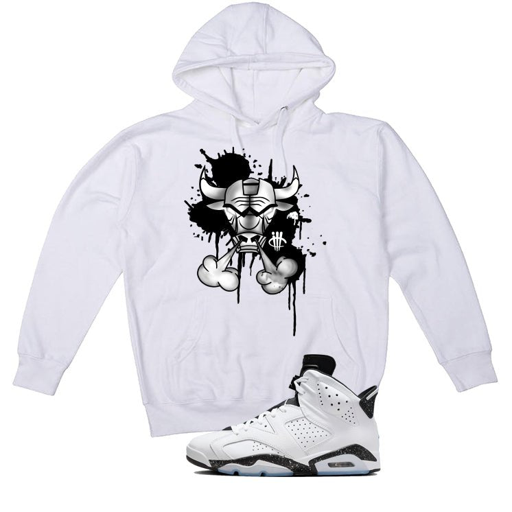 Air Jordan 6 Reverse Oreo White T-Shirt (Iron Bull) product image 4
