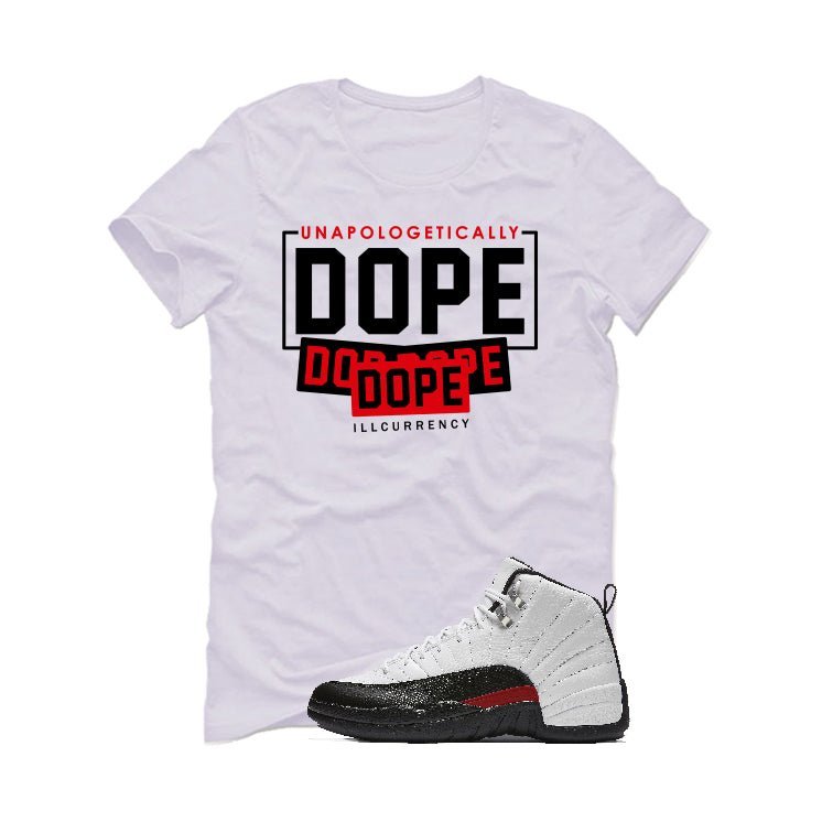 Air Jordan 12 “Red Taxi” | illcurrency White T-Shirt (DOPE) product image 2
