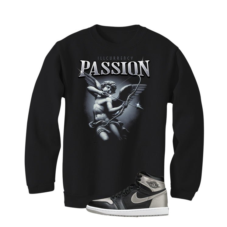 Air Jordan 1 High OG WMNS Satin Shadow Black T-Shirt product image 4
