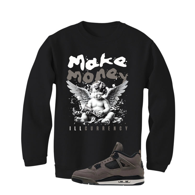 Air Jordan 4 Cave Stone Black T-Shirt (Make Money) product image 4