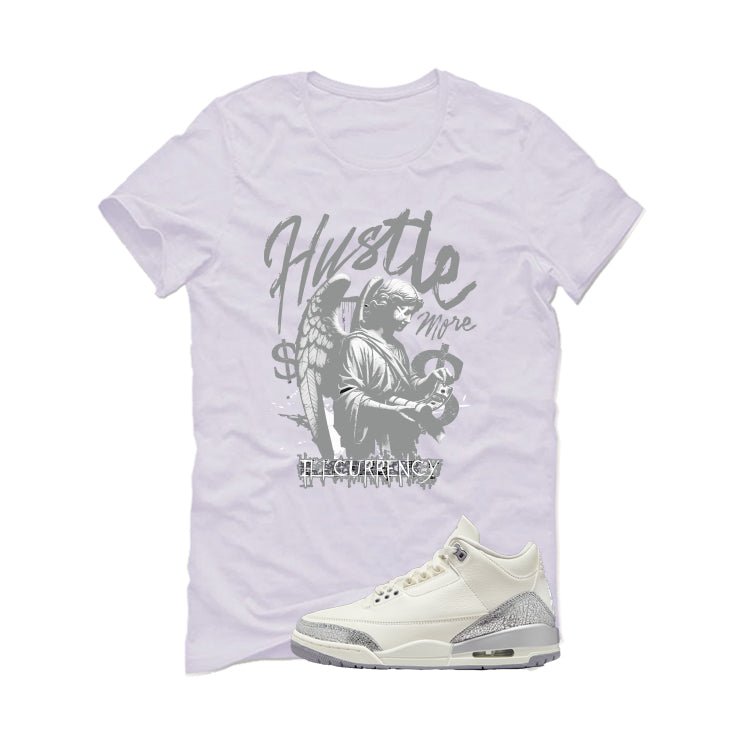 Air Jordan 3 WMNS Sail White T-Shirt (Hustle More) product image 2