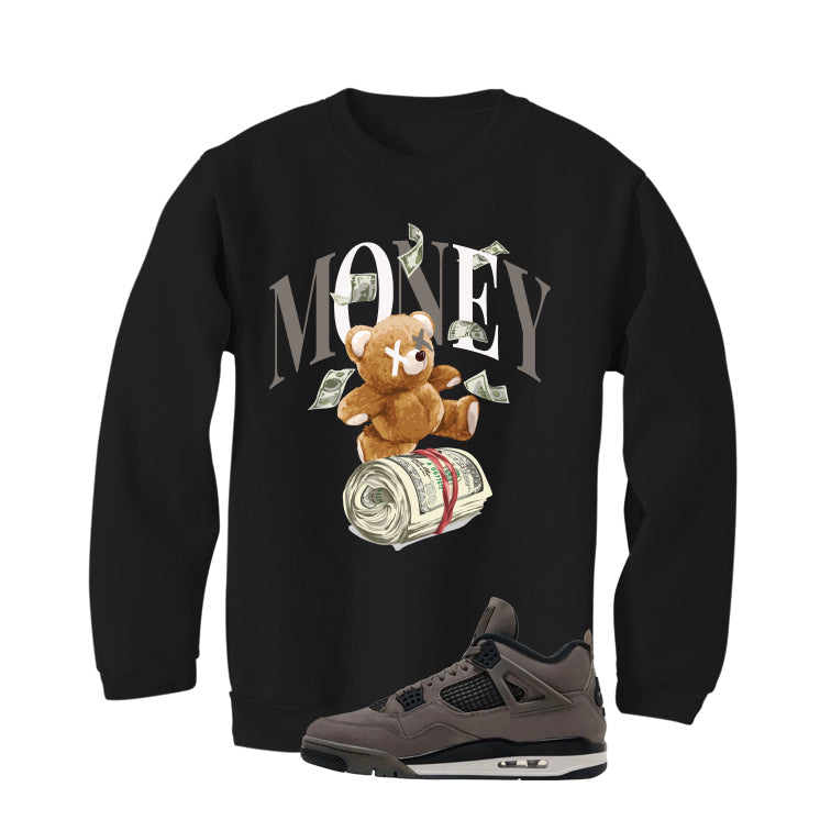Air Jordan 4 Cave Stone Black T-Shirt (Money Bear Team) product image 4