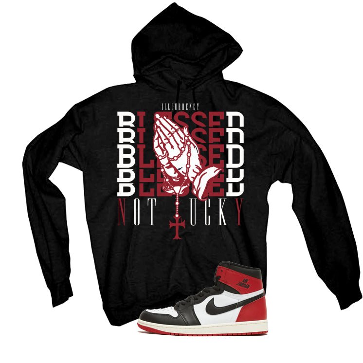 Air Jordan 1 High OG Black Toe Reimagined T-Shirt (Blessed product image 3