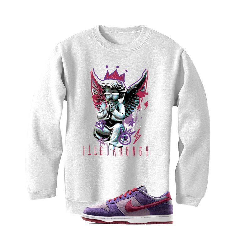 Nike Dunk Low “Plum” | illcurrency White T-Shirt (Graffiti product image 4