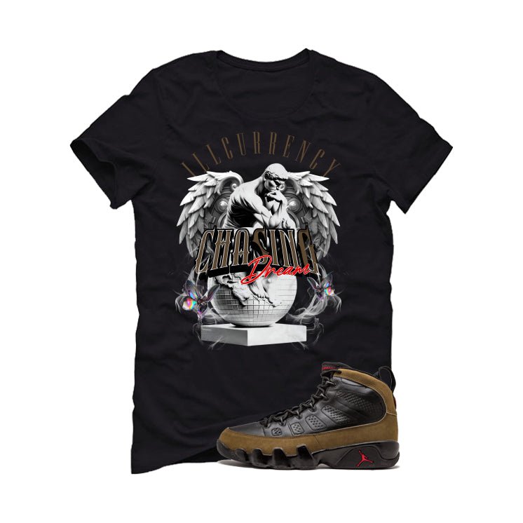 Air Jordan 9 Olive Black T-Shirt (Chasing Dreams) product image 2