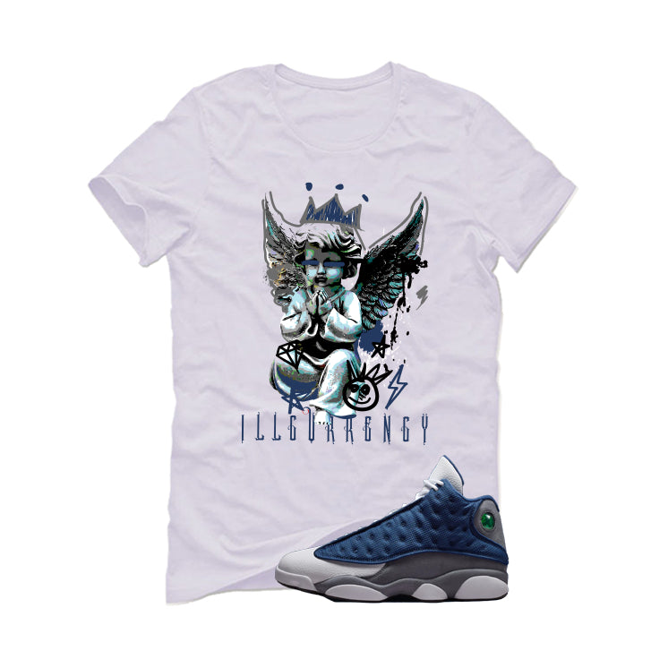 Air Jordan 13 Flint White T-Shirt (Graffiti Angel) product image 2