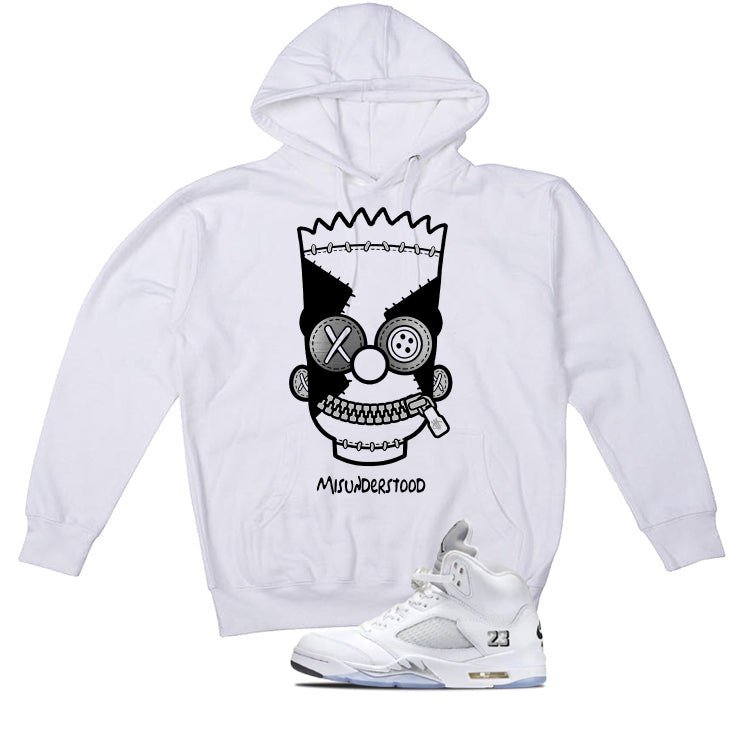 Air Jordan 5 OG White Metallic Matching T-Shirt product image 3