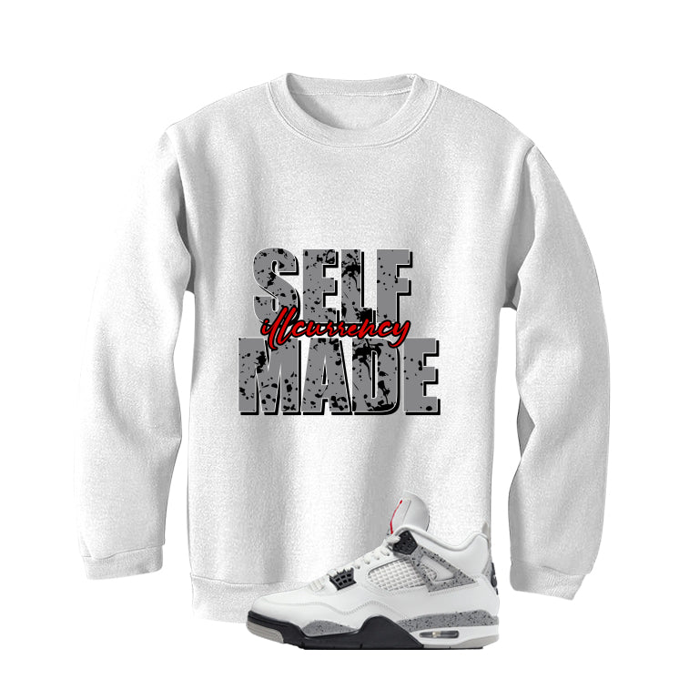Air Jordan 4 White Cement T-Shirt (Self Made)| illcurrency product image 4