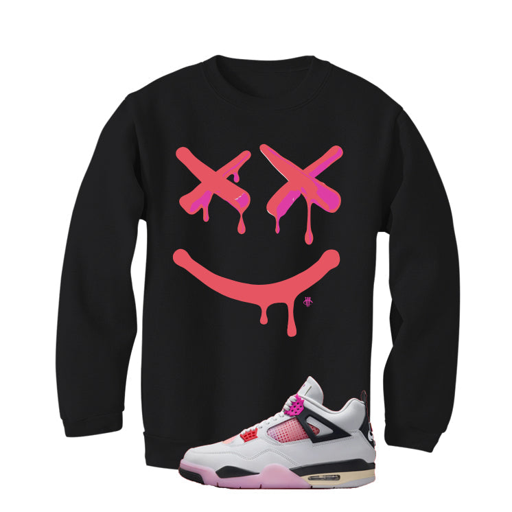 Air Jordan 4 Comic Matching T-Shirt Black (Happy Drip) product image 4
