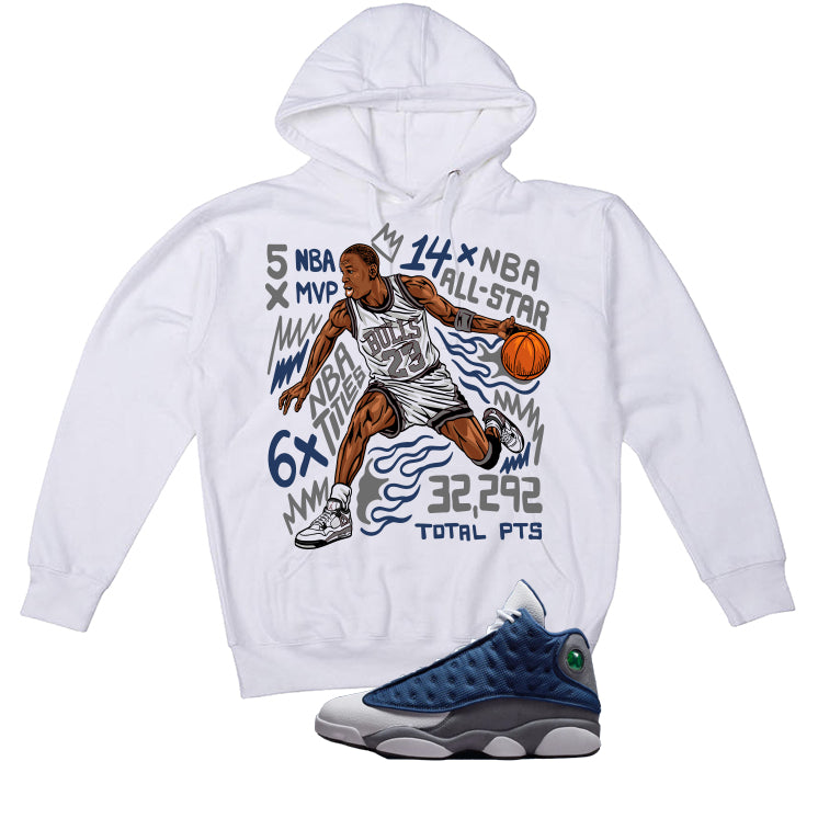 Air Jordan 13 Flint White T-Shirt (MVP)| illcurrency product image 3