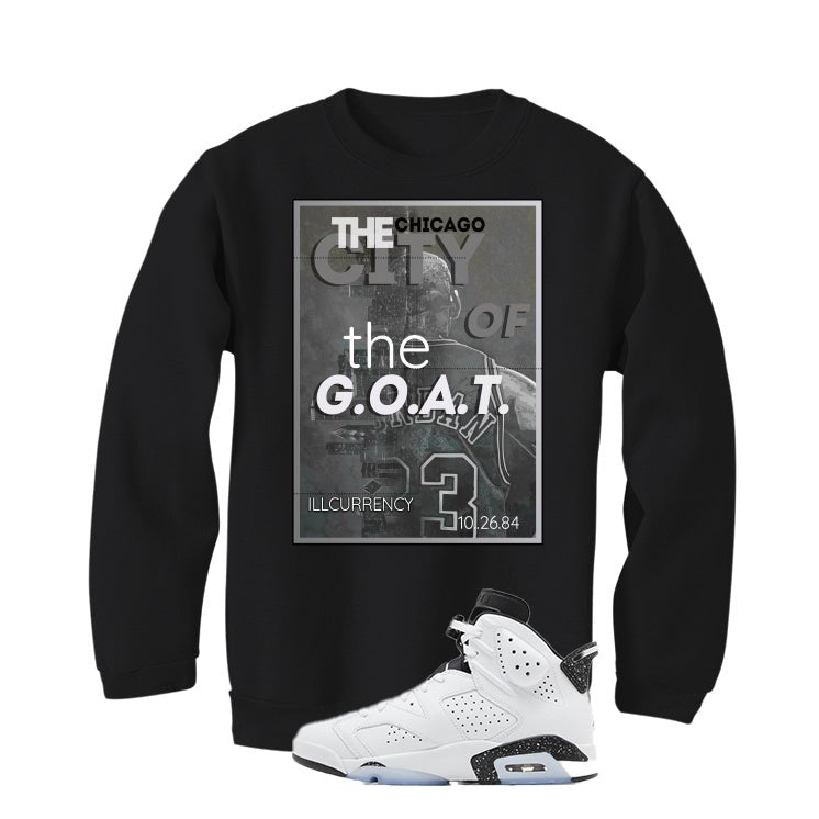 Air Jordan 6 Reverse Oreo Black T-Shirt (CITY OF GOAT) product image 4