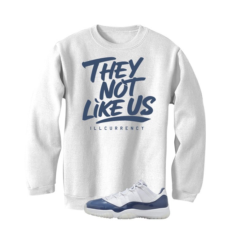 Air Jordan 11 Low Diffused Blue White T-Shirt (They not product image 4