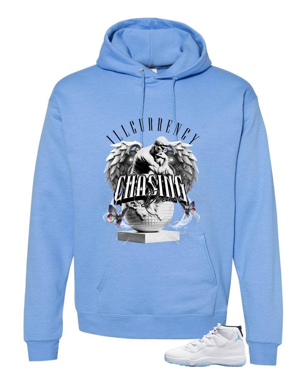 Air Jordan 11 Legend Blue Carolina T-Shirt (Chasing product image 3