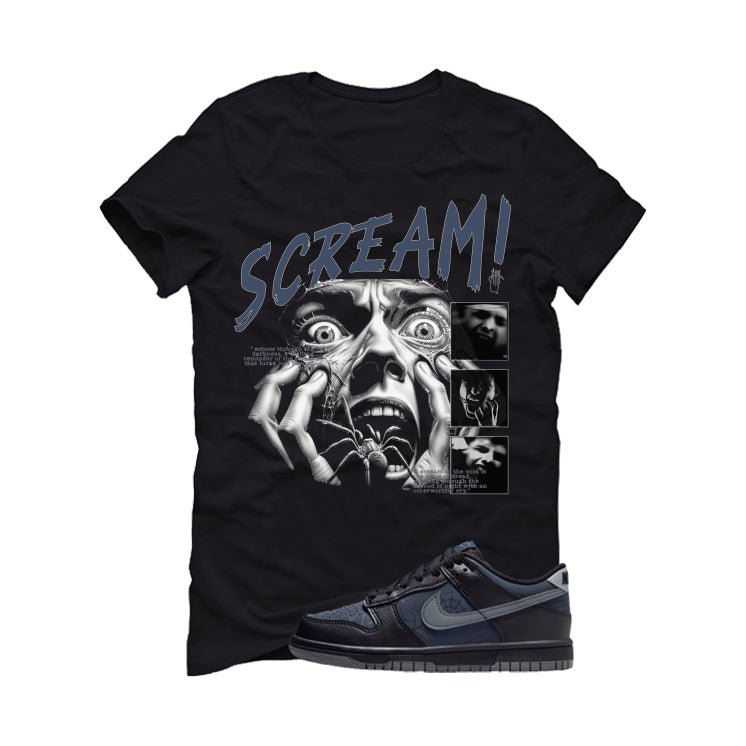 Nike Dunk Low Symbiote Black T-Shirt (Scream)| illcurrency product image 2
