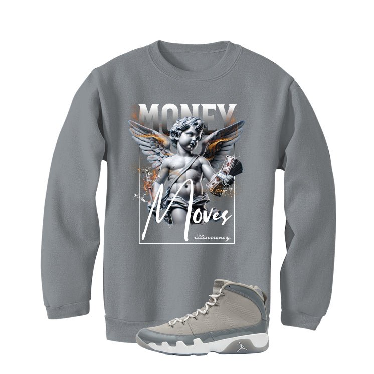 Air Jordan 9 Cool Grey T-Shirt (Money Moves)| illcurrency product image 4