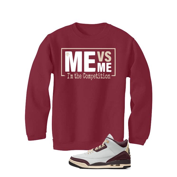 A Ma Maniere x Air Jordan 3 Burgundy Crush Maroon T-Shirt product image 4