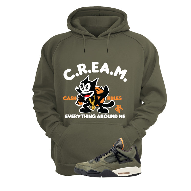 Undefeated x Air Jordan 4 Military Green T-Shirt (Cash product image 3