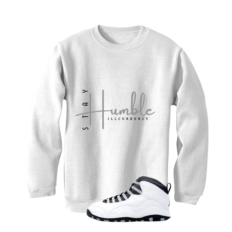 Air Jordan 10 OG Steel White T-Shirt (Stay Humble) product image 4