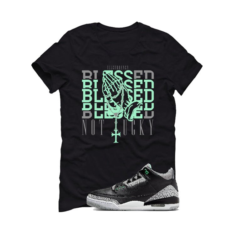 Air Jordan 3 “Green Glow” | illcurrency Black T-Shirt product image 2