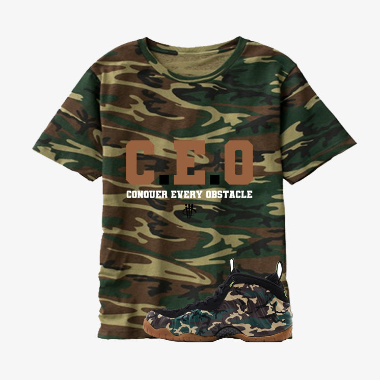 Nike Air Foamposite Pro Camo Matching T-Shirt Ceo product image 2