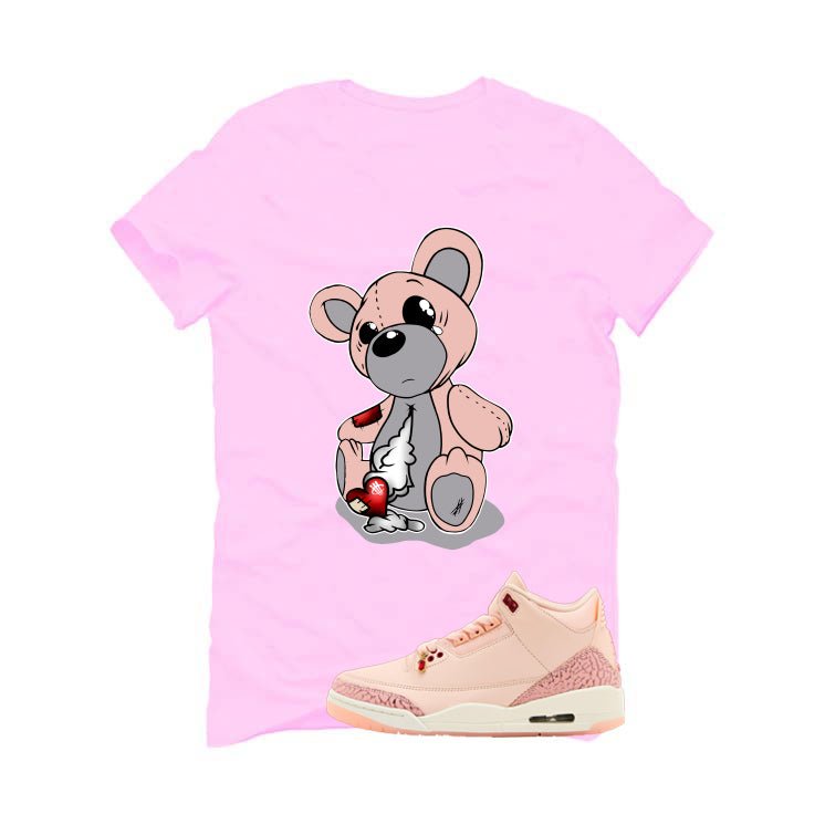 Air Jordan 3 Valentine’s Day Pink T-Shirt (Big Teddy) product image 2