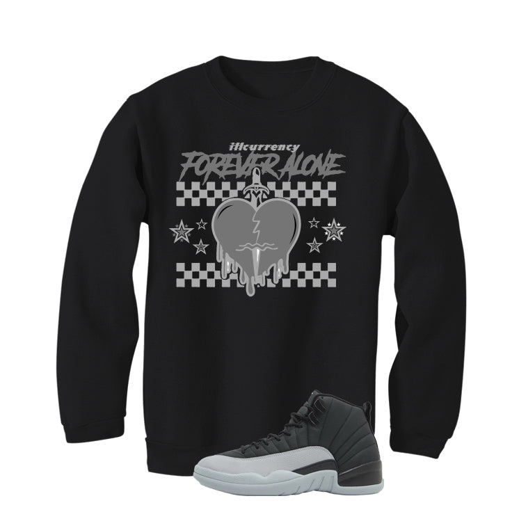 Air Jordan 12 Black/Wolf Grey Black T-Shirt (Forever product image 4