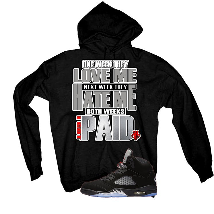 Air Jordan 5 Black Metallic Reimagined T-Shirt (Paid) product image 3