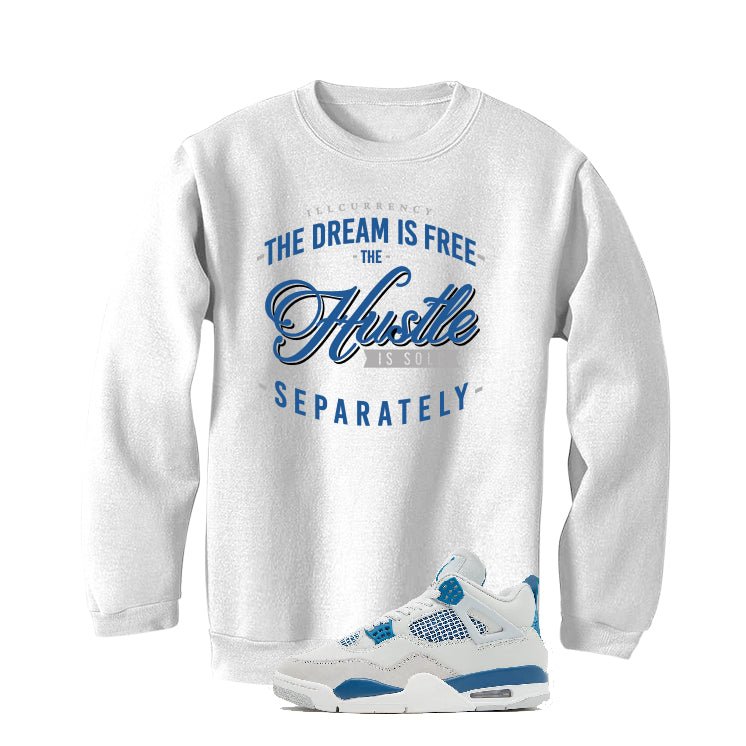 Air Jordan 4 “Military Blue” | illcurrency White T-Shirt product image 4