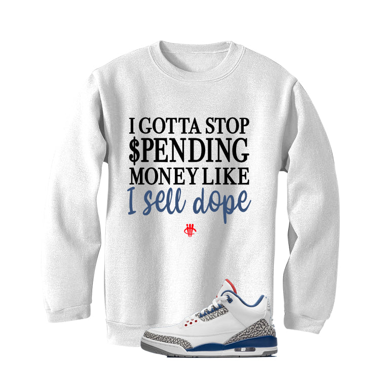 Air Jordan 3 True Blue Matching T-Shirt White (Gotta Stop product image 4