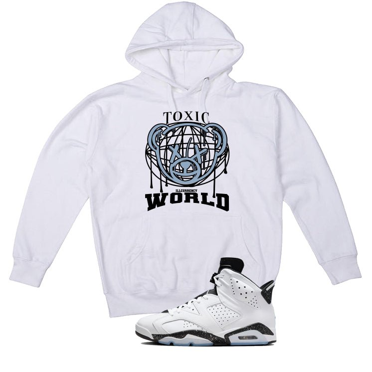 Air Jordan 6 Reverse Oreo White T-Shirt (Toxic World) product image 3