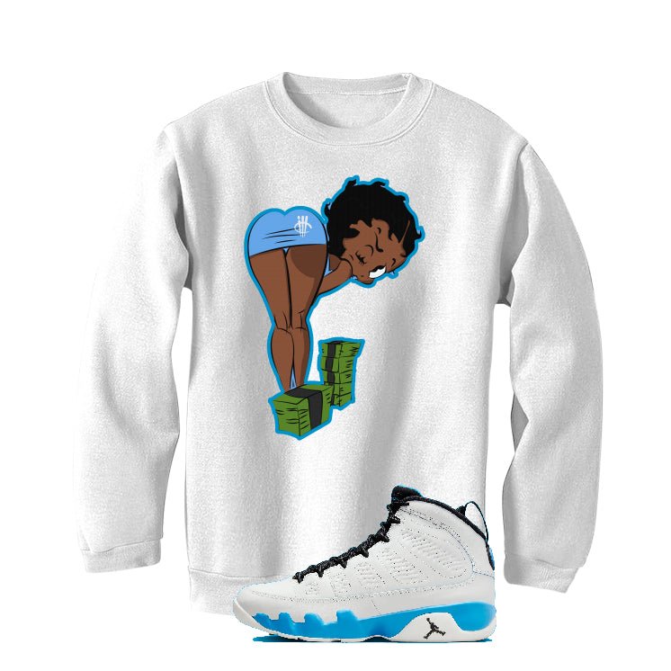 Air Jordan 9 “Powder Blue” | illcurrency White T-Shirt (BOO) product image 4