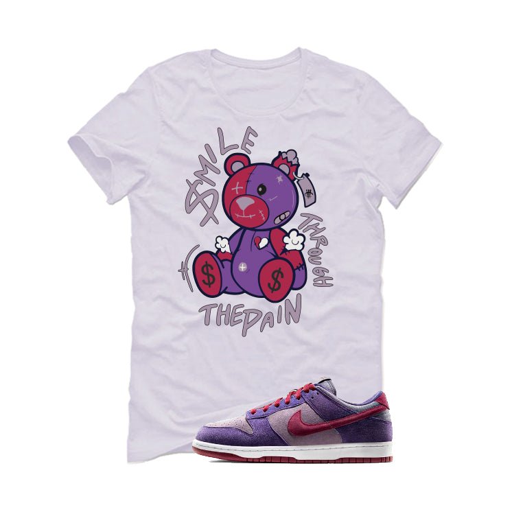 Nike Dunk Low “Plum” | illcurrency White T-Shirt (SMILE product image 2