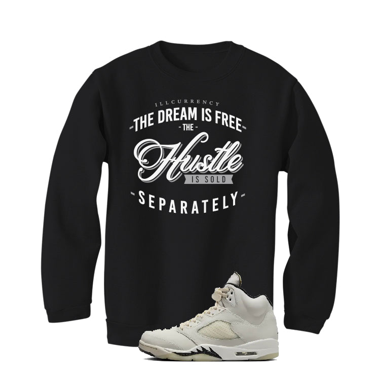 Air Jordan 5 SE “Sail” | illcurrency Black T-Shirt (The product image 4