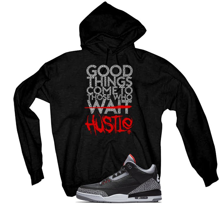 Air Jordan 3 Black Cement T-Shirt (Good Things)| illcurrency product image 3