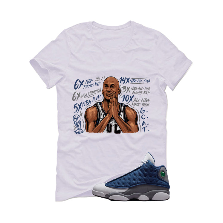 Air Jordan 13 Flint White T-Shirt (6x)| illcurrency product image 2