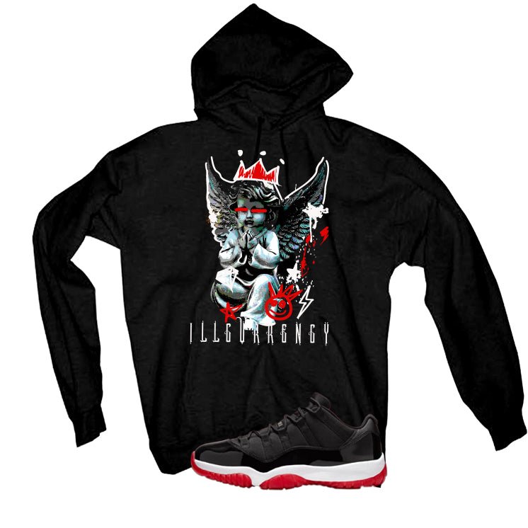Air Jordan 11 Low Bred Black T-Shirt (Graffiti Angel) product image 3