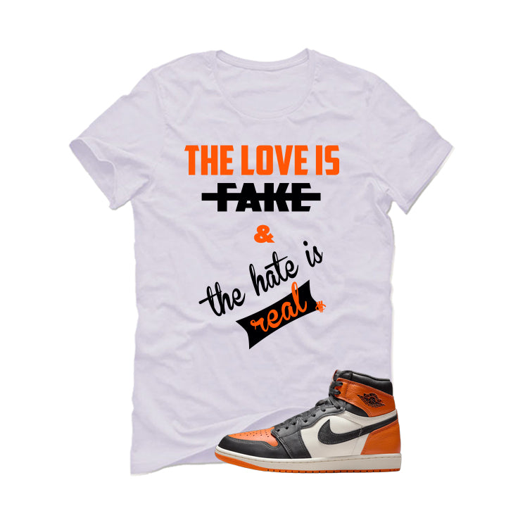 Air Jordan 1 High OG Shattered Backboard White T-Shirt product image 2