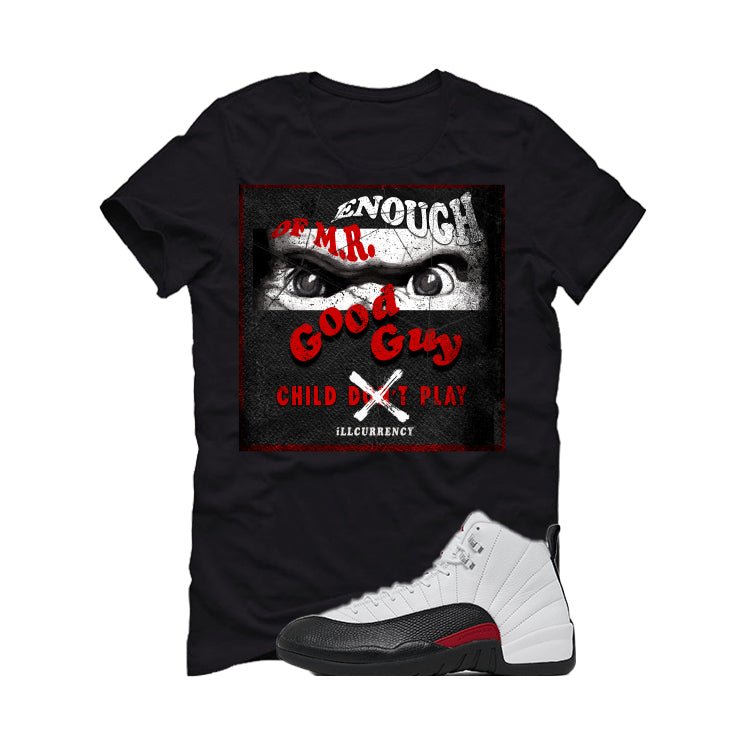 Air Jordan 12 “Red Taxi” | illcurrency Black T-Shirt product image 2
